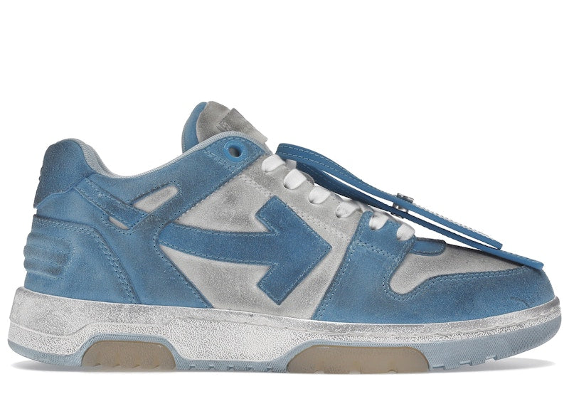 Off-White Ooo Low Out Of Office Suede White Light Blue