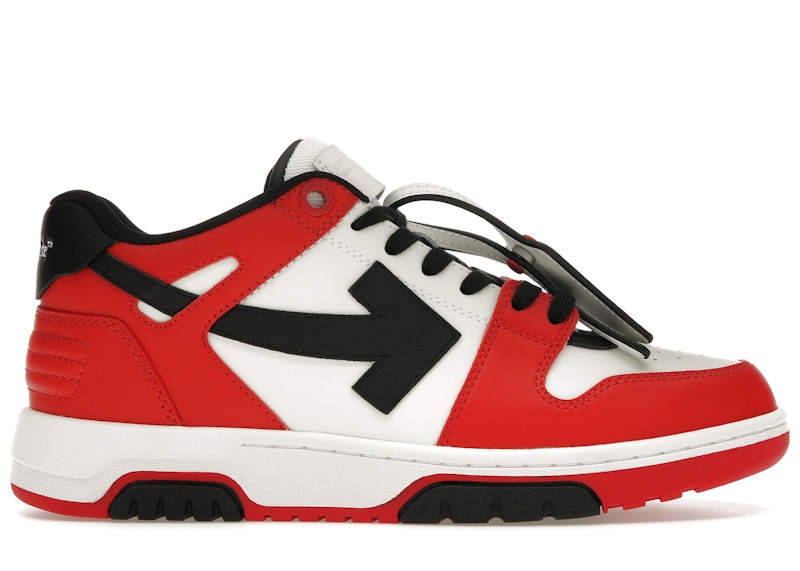 Off-White Out Of Office Ooo Low Tops Red Black (2024)