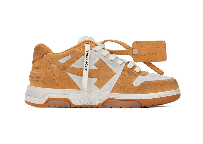 Off-White Out Of Office Ooo Low Tops Vintage Suede Orange