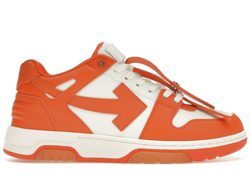 Off-White Out Of Office Ooo Low Tops White Orange