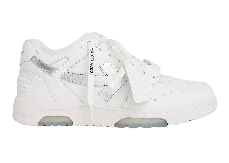 Off-White Out Of Office Ooo Low Tops White Silver