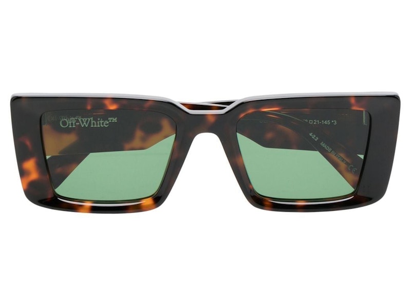 Off-White Savannah Oversized Sunglasses Tortise/Green (Oeri064S23Pla0016055)