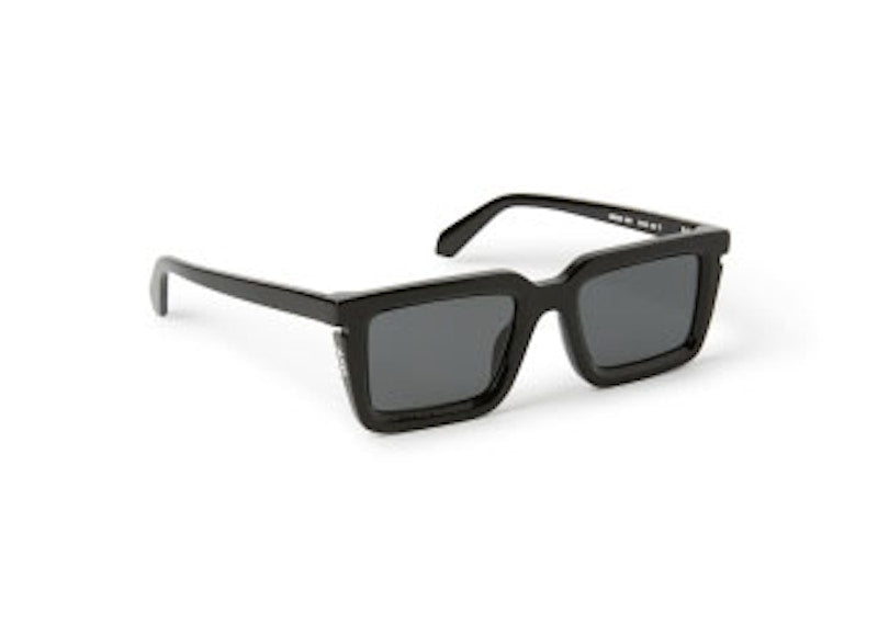 Off-White Tucson Square Sunglasses Black/Dark Grey (Oeri113S24Pla0011007-Fr)