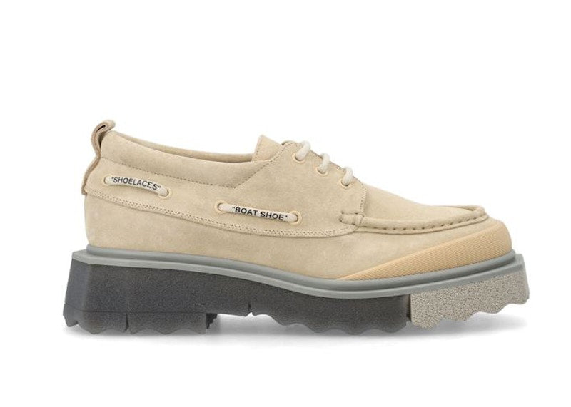 Off-White Boat Shoe Beige