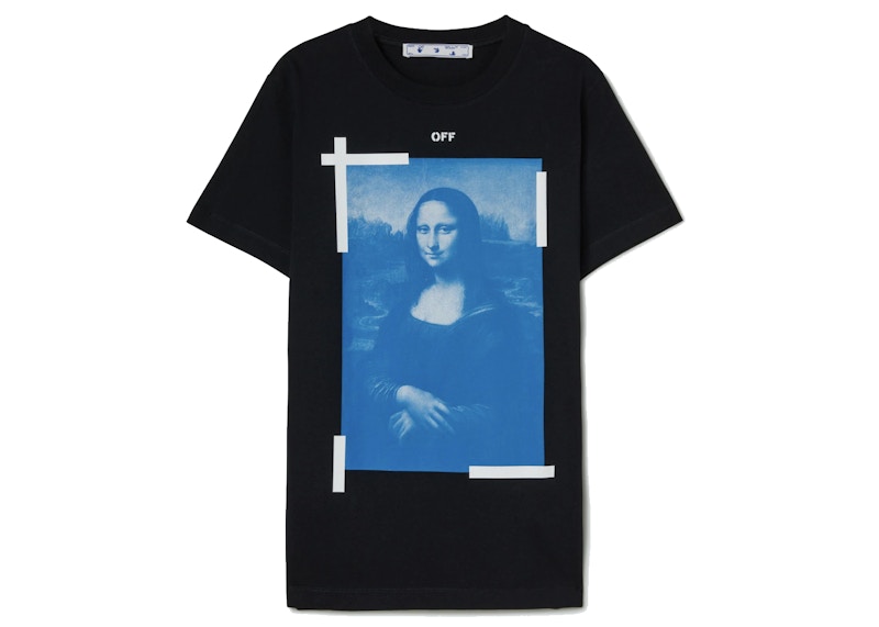 Off-White Mona Lisa Slim Fit T-Shirt Black