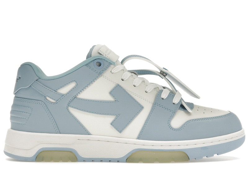 Off-White Out Of Office Calf Leather White Baby Blue