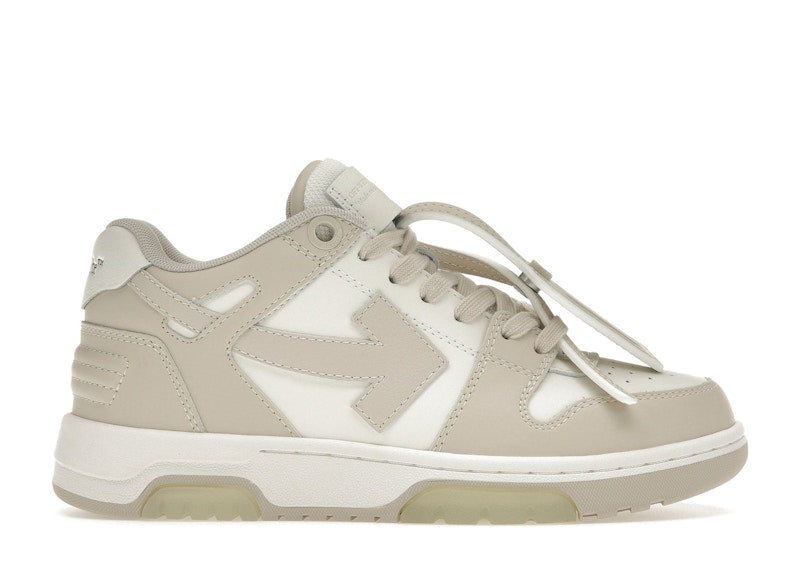 Off-White Out Off Office Calf Leather White Beige (Women's)