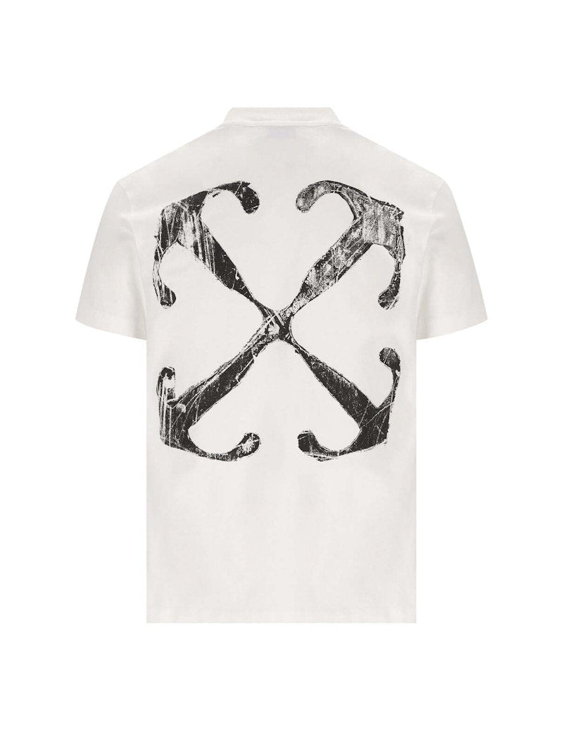 Off-White Scratch Arrow Slim Fit T-Shirt White