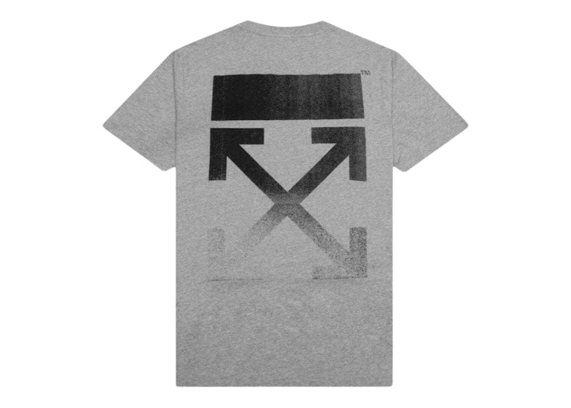 Off-White Slim Fit Degrade Arrows T-Shirt Grey/Black