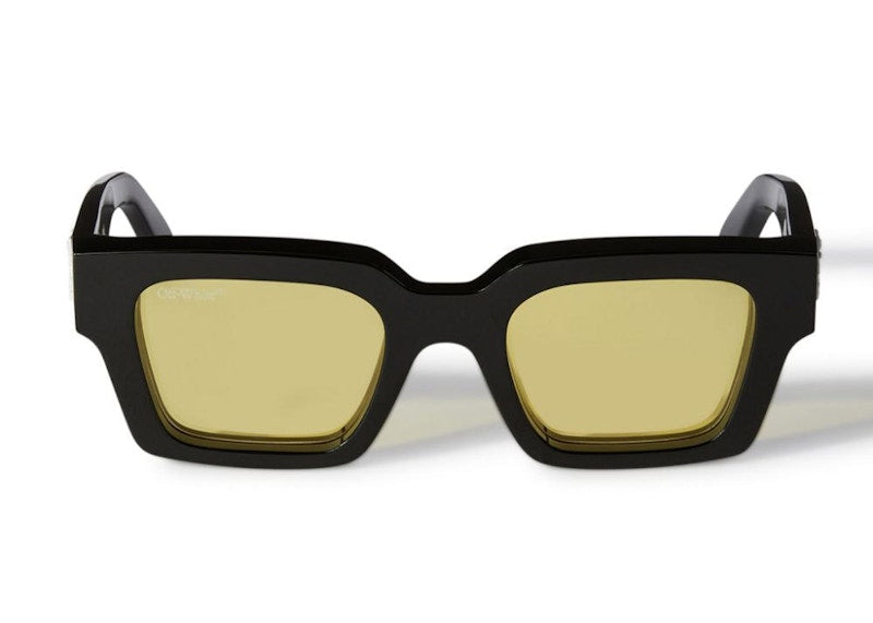 Off-White Sunglasses Virgil Rectangular Frame Black/Yellow (19321709)