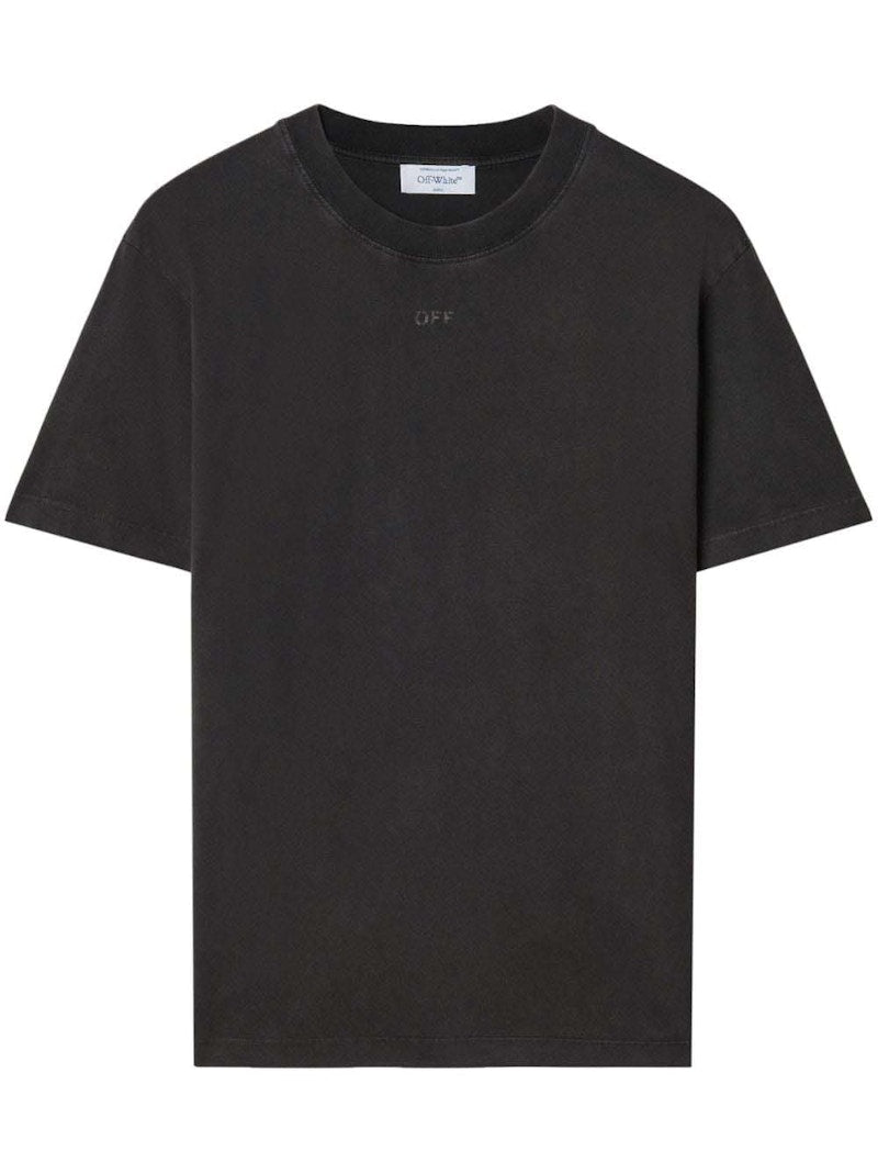 Off-White Super Moon Cotton T-Shirt Black