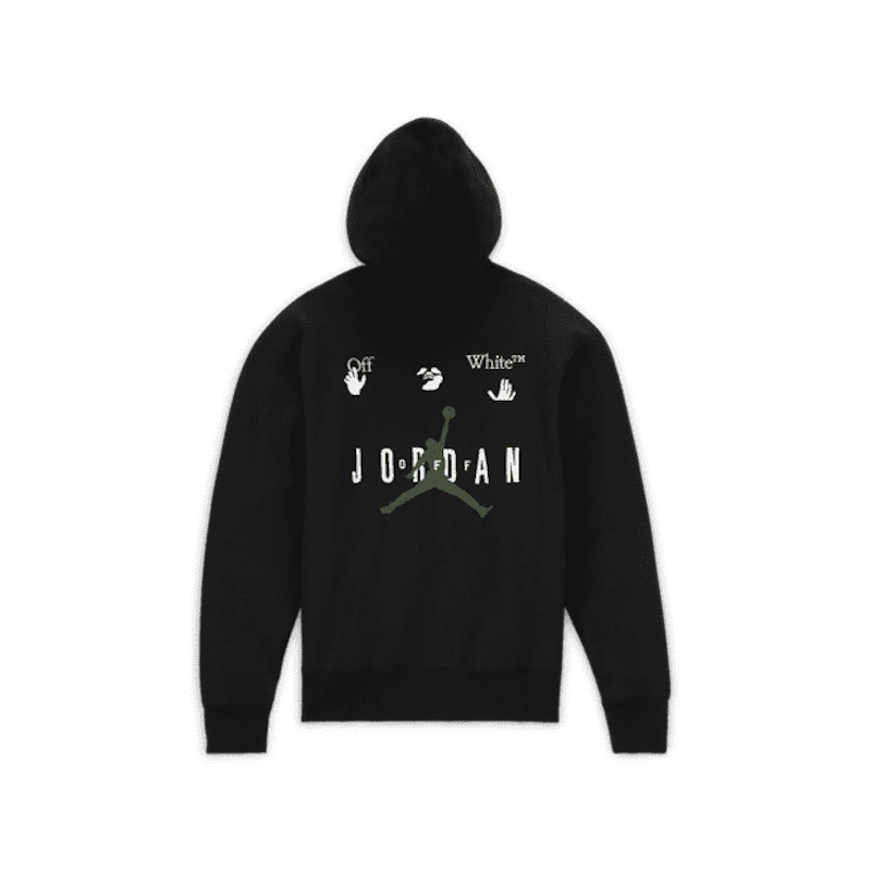 Off-White X Jordan Hoodie (Asia Sizing) Black