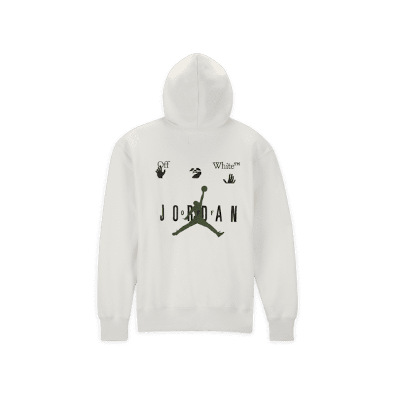 Off-White X Jordan Hoodie (Asia Sizing) White