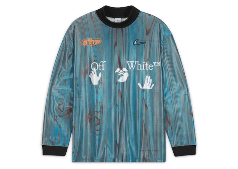 Off-White X Nike 001 Soccer Jersey (Asia Sizing) Blue