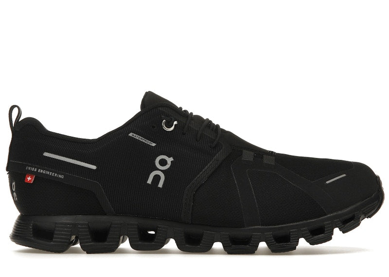 On Running Cloud 5 Waterproof All Black