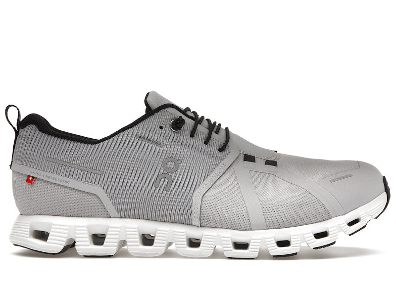 On Running Cloud 5 Waterproof Glacier Grey White