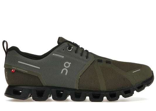 On Running Cloud 5 Waterproof Olive Black