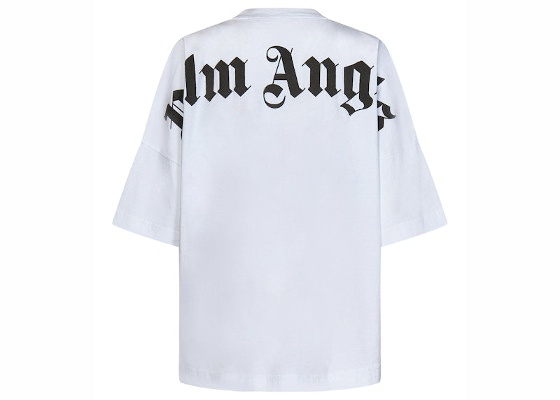 Palm Angels Classic Logo Over S/S T-Shirt White/Black