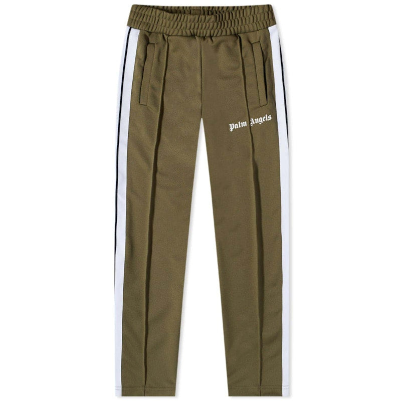 Palm Angels Classic Track Pants Military/White