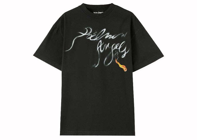 Palm Angels Foggy Pa T-Shirt Black/White