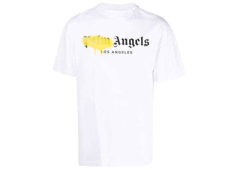 Palm Angels La Spray Logo T-Shirt White