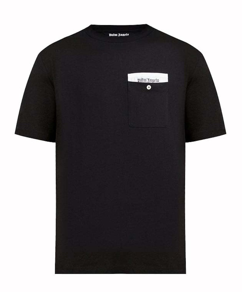 Palm Angels Logo Patch T-Shirt Black