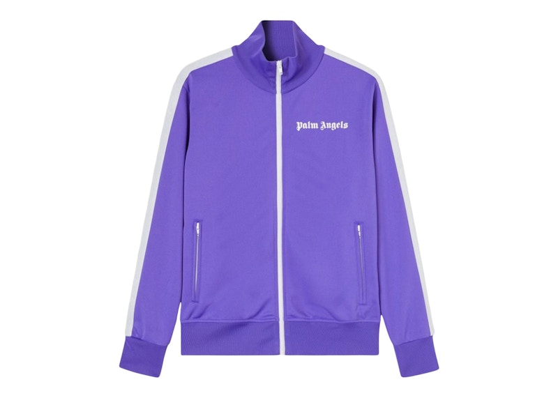 Palm Angels Purple Track Jacket Purple/White