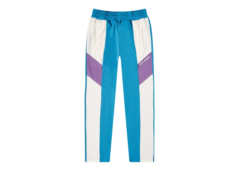 Palm Angels V Colorblock Track Pants Blue/White/Purple