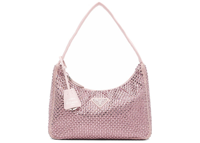 Prada Re-Edition 2000 Crystal Mini Bag Pink