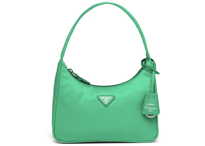 Prada Re-Edition 2000 Nylon Bag Mini Mint Green