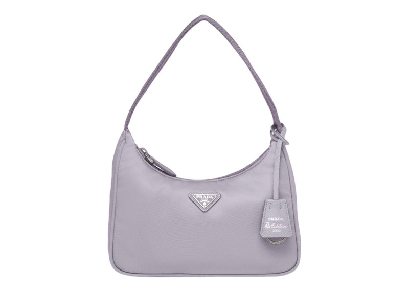 Prada Re-Edition 2000 Re-Nylon Mini Bag Wisteria