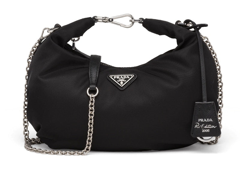 Prada Re-Edition 2006 Nylon Bag Black