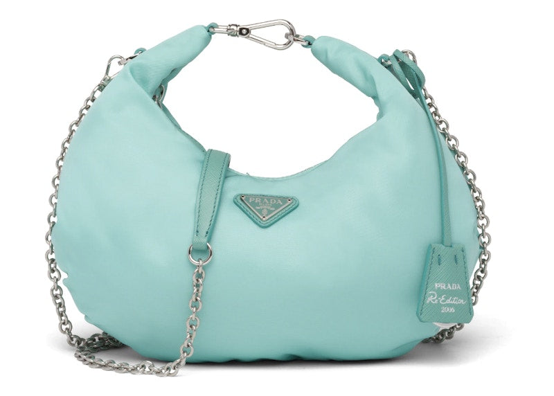 Prada Re-Edition 2006 Nylon Bag Jade Green