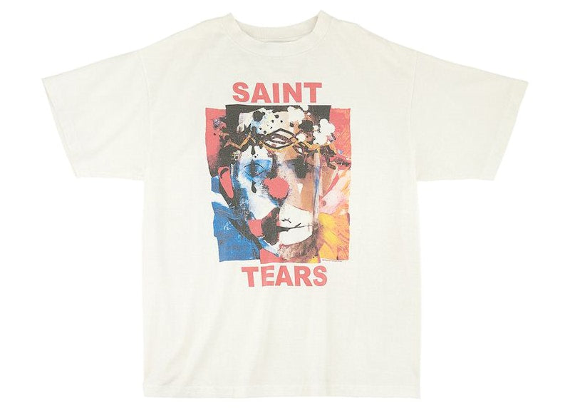 Saint Mxxxxxx X Denim Tears Clown T-Shirt White