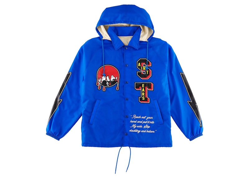 Saint Mxxxxxx X Denim Tears Holy Grail Jacket Blue