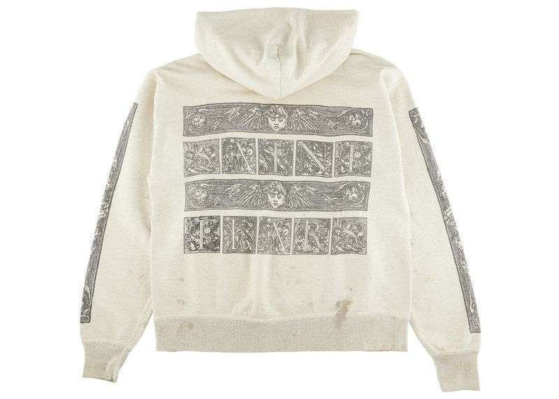 Saint Mxxxxxx X Denim Tears Mural Hoodie Grey - M