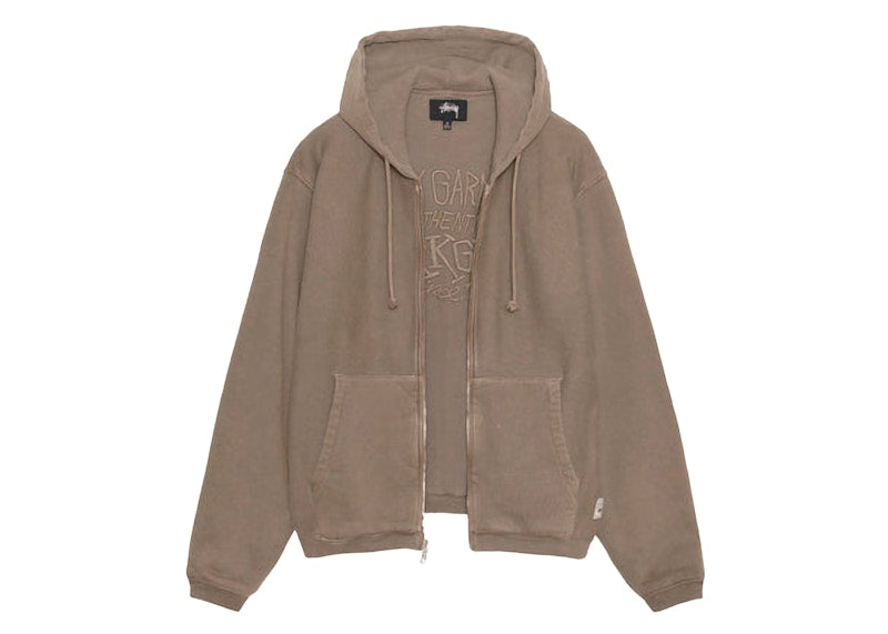 Stussy hoodie braun sale