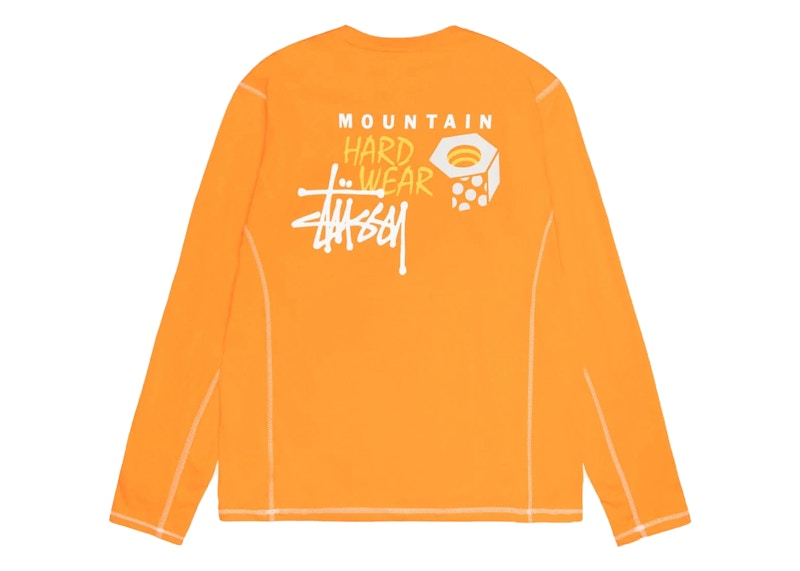 Stussy X Mountain Hardwear L/S Tee Alpine Orange