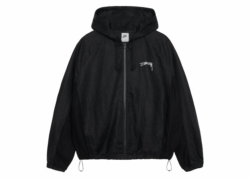 Stussy X Nike Linen Shell Jacket Black