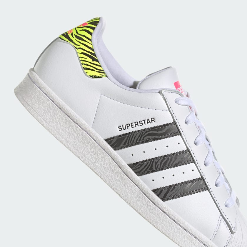 Adidas Superstar Shoes Cloud White Core Black Solar Yellow Sale