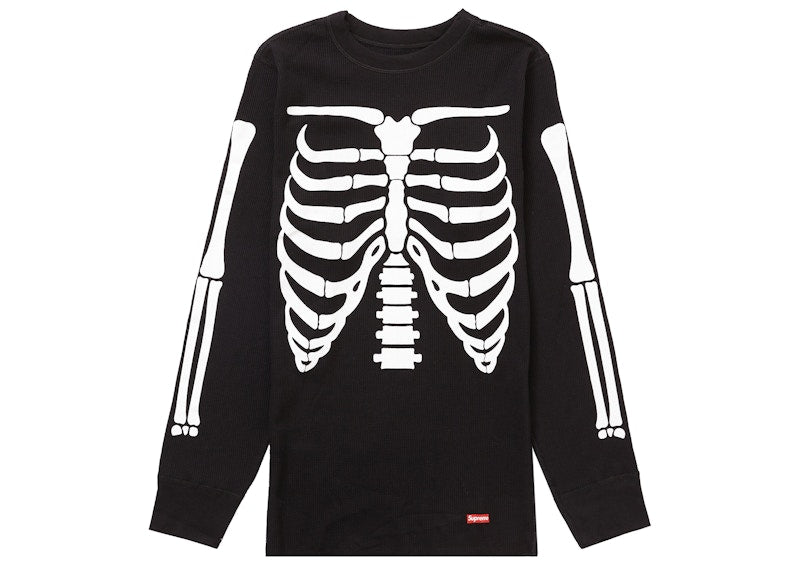 Supreme Hanes Bones Thermal Crew (1 Pack) Black