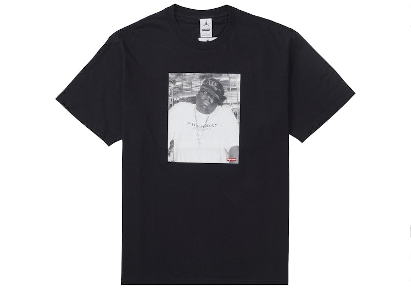 Supreme Jordan Biggie S S Top Black