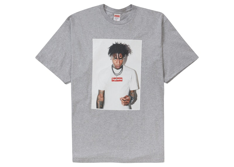 Supreme Nba Youngboy Tee Heather Grey