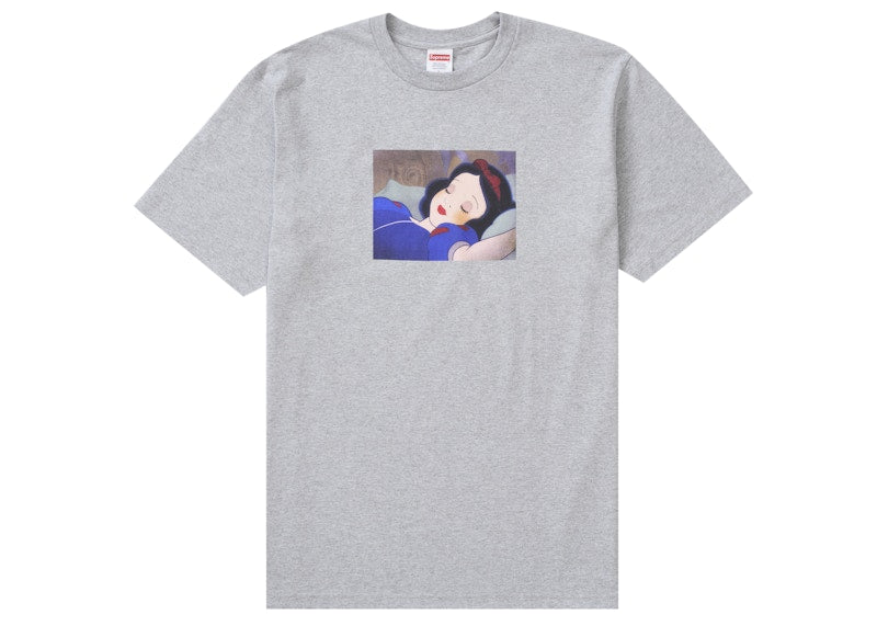 Supreme Snow White Tee Heather Grey