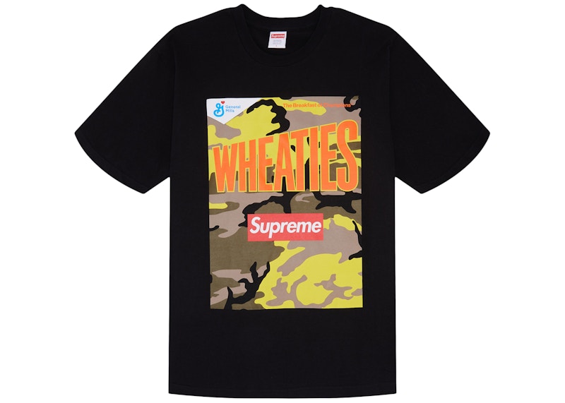 Supreme Wheaties Tee Black