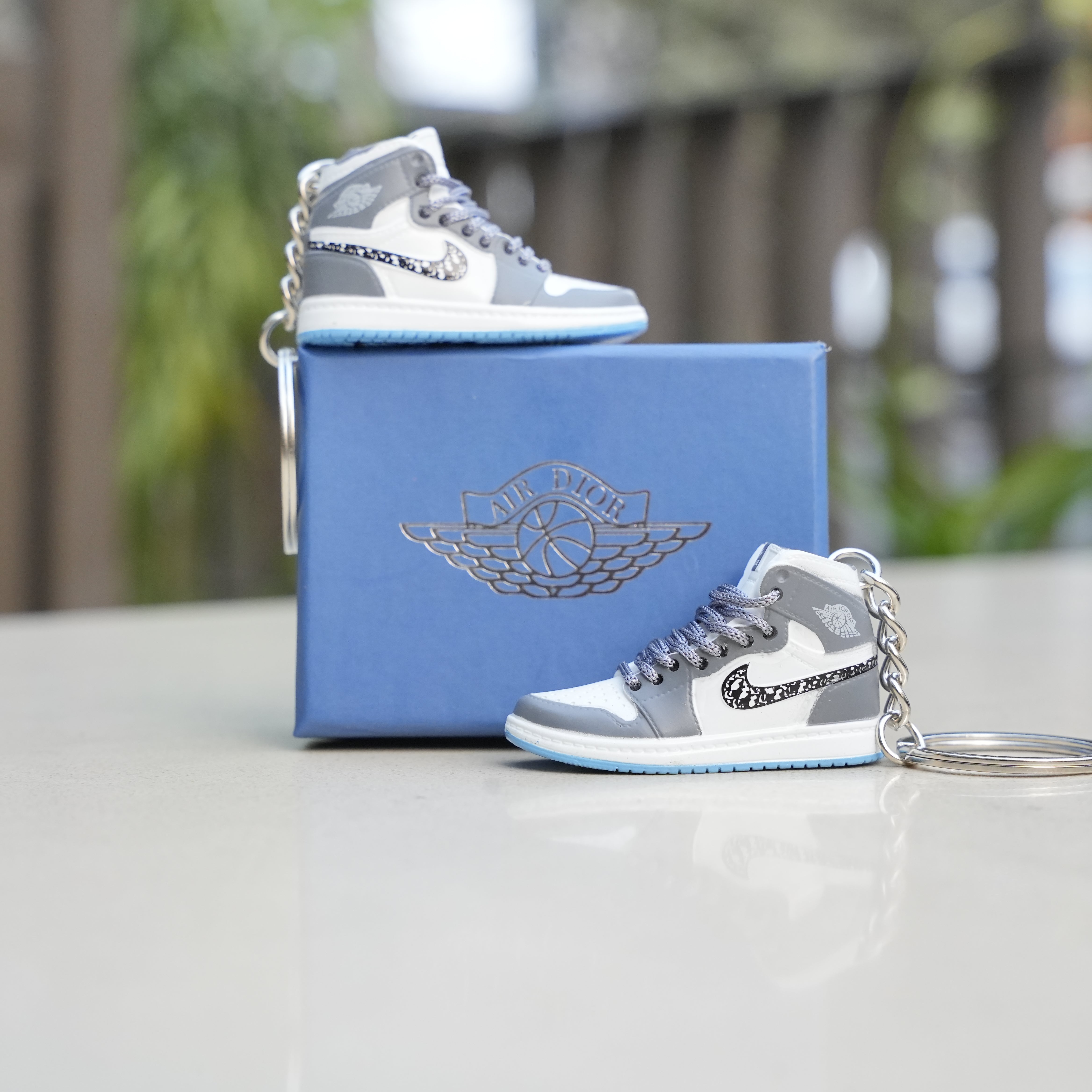 3D Sneaker Keychain With Box - Dior high