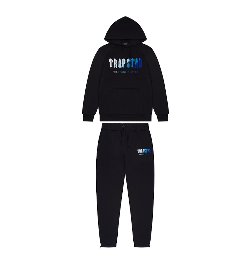 Trapstar Chenille Decoded Hoodie Tracksuit Black Ice Flavours 2.0 Edition