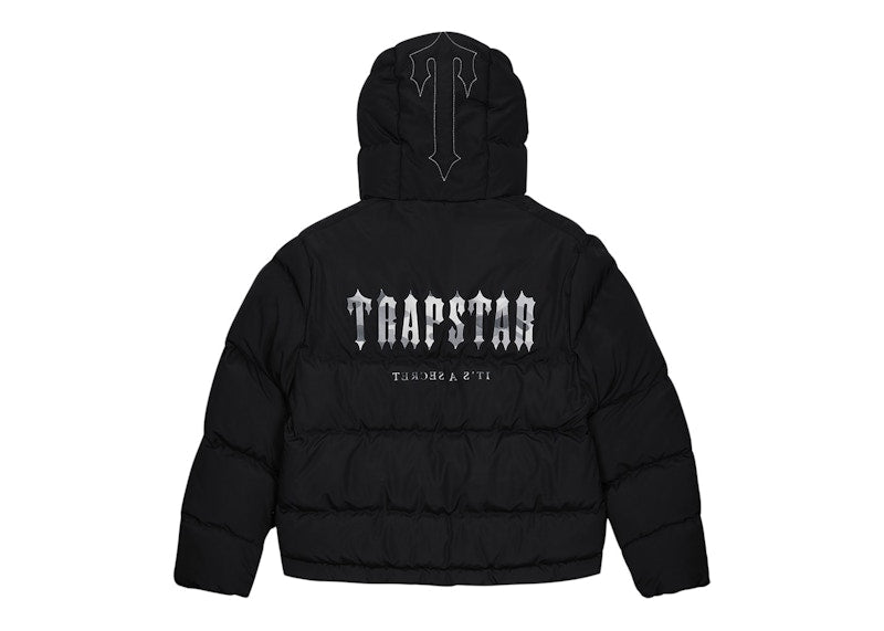 Trapstar Decoded 2.0 Hooded Puffer Jacket Black/Camo