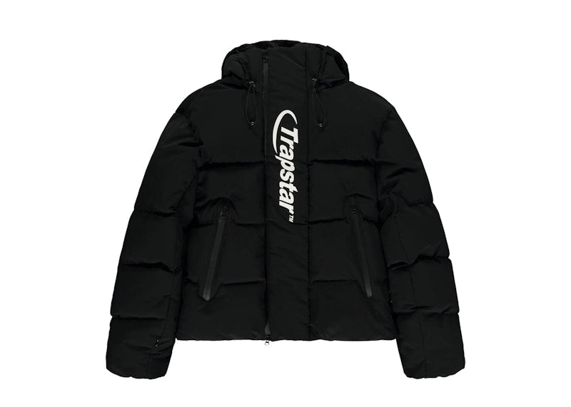 Trapstar Hyperdrive Technical Puffer Jacket Black/White