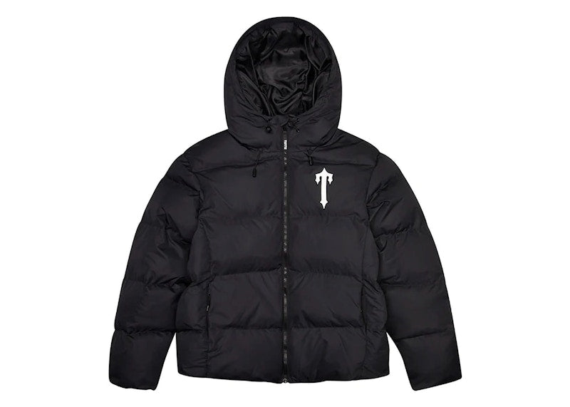 Trapstar Irongate Hooded Puffer Jacket Black